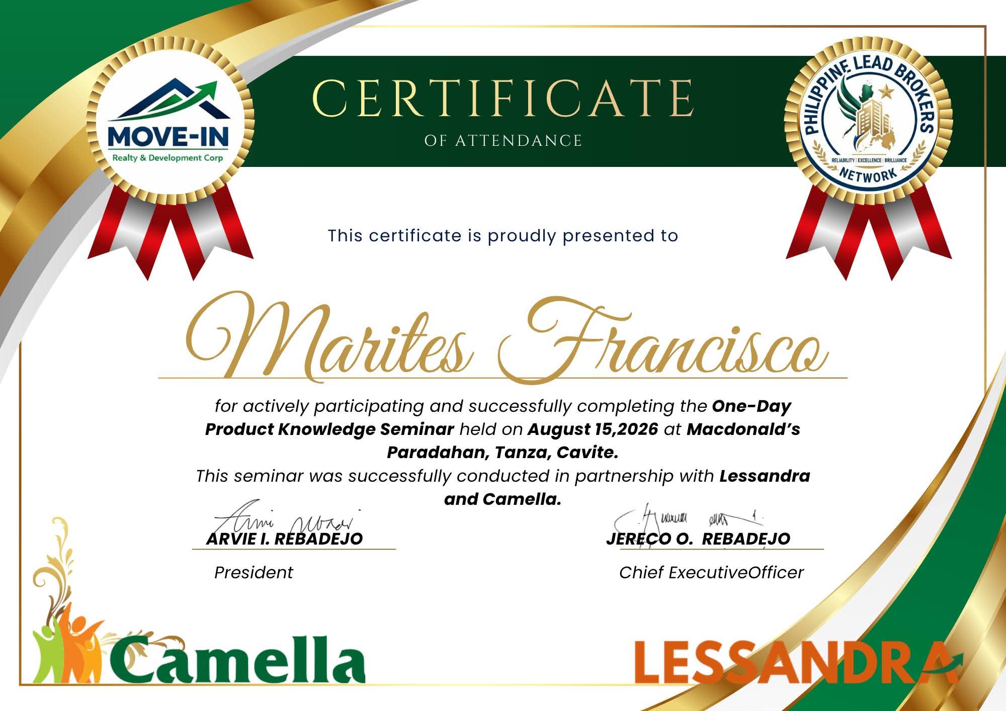 One-day Product Knowledge Seminar