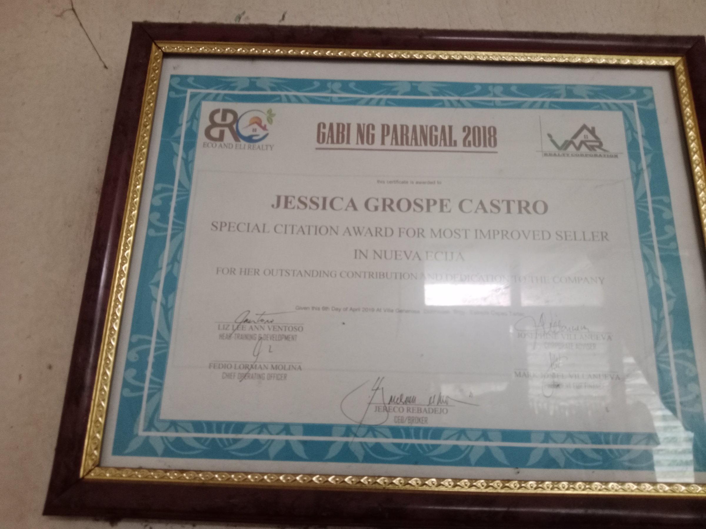 Most improve seller in nueva ecija